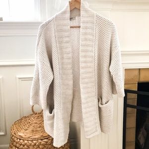 Madewell Kimono Cardigan Sweater - White